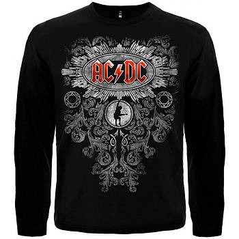 Футболка з довгим рукавом AC/DC "Black Ice" (patten), Розмір L