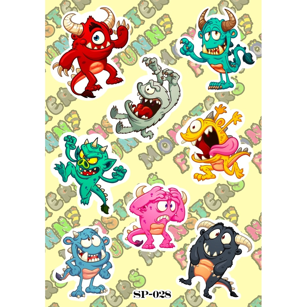 Стикерпак Funny Monsters SP-028
