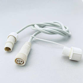 Кабель подовжувач до гірлянди Neo-Neon 1м IP44 білий