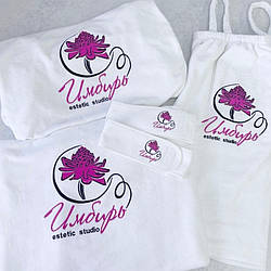 Комплект текстилю для естетичного центру 4 в 1