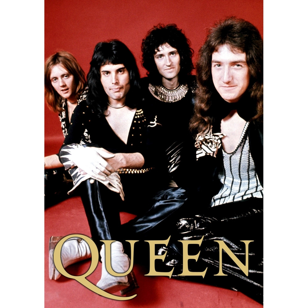 Плакат Queen (red background), фото 1