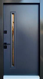 Двері вхідні металеві вуличні  Страж Пруф / STRAJ PROOF Slim S Ваш ВиД Антрацит 970х2040х80 Ліве/Праве, фото 2