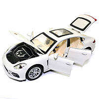 Машинка ігрова Porsche Panamera «АвтоЕксперт» Порше Панамера метал білий світло звук 20*6*8 см (GT-3136), фото 5