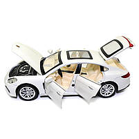 Машинка ігрова Porsche Panamera «АвтоЕксперт» Порше Панамера метал білий світло звук 20*6*8 см (GT-3136), фото 6