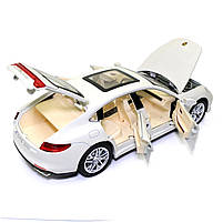 Машинка ігрова Porsche Panamera «АвтоЕксперт» Порше Панамера метал білий світло звук 20*6*8 см (GT-3136), фото 7