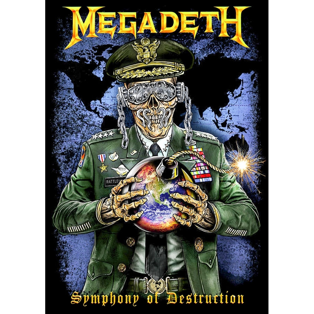 Плакат Megadeth "Symphony of Destruction"