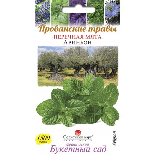ТМ СОНЯЧНИЙ БЕРЕЗЕНЬ М'ята перцева Авіньйон 1500шт