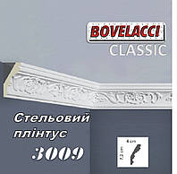 Стельовий плінтус BOVELACCI CLASSIC 3009HQ поліуретан 40х72х2000 мм