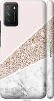 Чехол на Xiaomi Poco M3 Пастельный мрамор "4342c-2200-18101"