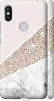 Чехол на Xiaomi Redmi S2 Пастельный мрамор "4342c-1494-18101"