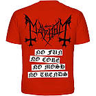 Футболка Mayhem "Deathcrush" (червона футболка), Розмір S, фото 2