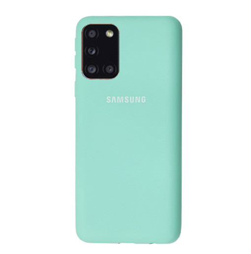 Чохол Silicone case для Samsung Premium M31S Sea Blue (02) бірюза, фото 1