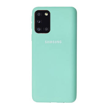Чохол Silicone case для Samsung Premium M31S Sea Blue (02) бірюза