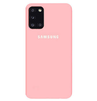 Чохол Silicone case для Samsung Premium M31S Pink (04) рожевий