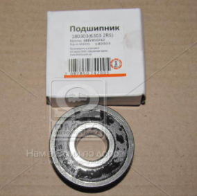 Підшипник 180303 (6303 2RS) генератор ВАЗ-2110 000031656