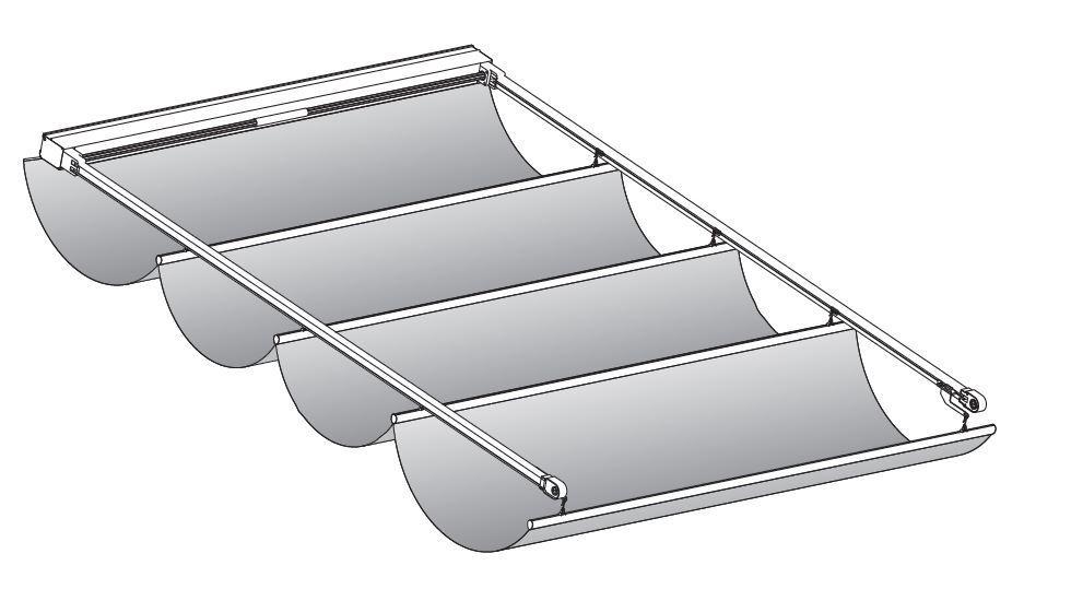 Електрокарниз зимовий сад (висота до 100 см), фото 1