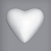 Італійська заготівля з пінопласту серце 7 см, Пінопластові основи для декупажу й рукоділля, Bovelacci