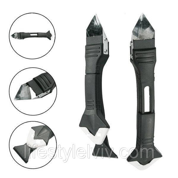 Силіконовий шпатель і скребок SILICON TOWEL SCRAPPER / Будівельний скребок для обробки швів, фото 1