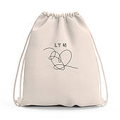 Сумка для взуття БТС (BTS), сумка-рюкзак дитяча Музика