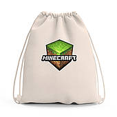Сумка для взуття Майнкрафт (Minecraft), сумка-рюкзак дитяча Ігри