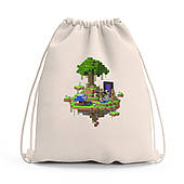 Сумка для взуття Майнкрафт (Minecraft), сумка-рюкзак дитяча Ігри