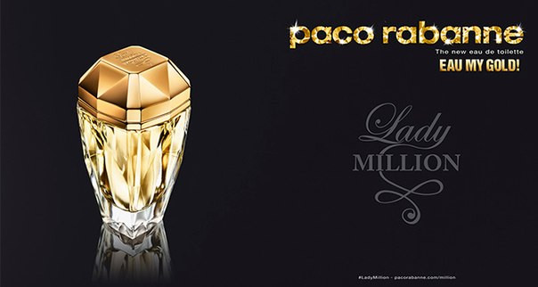 Paco Rabanne Lady Million Eau My Gold парфюмированная вода 80 ml. (Пако Рабанна Леди Миллион Еау Май Голд) - фото 9 - id-p238886406