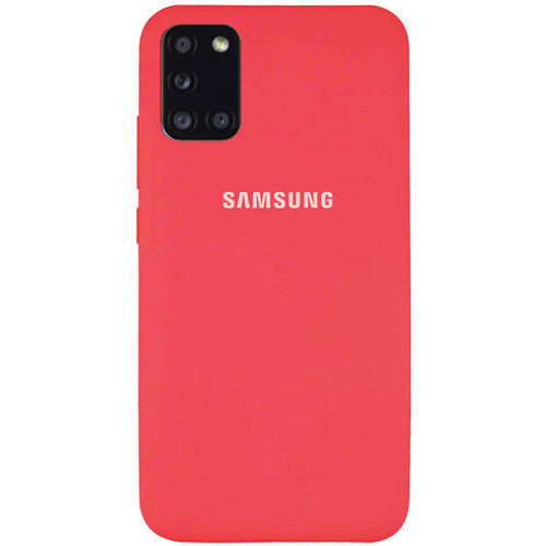 Чохол Silicone case для Samsung Premium M31S Camelia (15) світло-червоний, фото 1