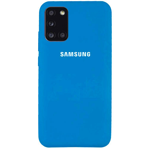 Чохол Silicone case для Samsung Premium M51 Blue (16) синій, фото 1