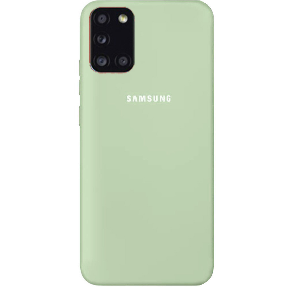 Чохол Silicone case для Samsung Premium M31S Mint (19) м'ятний, фото 1