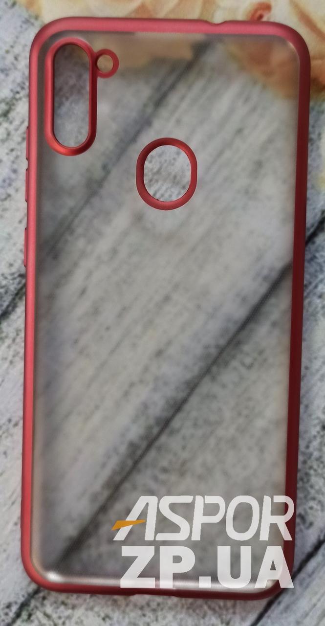 Накладка для Samsung M11/M115- TPU MOSHI червоний, фото 1