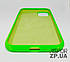 Чохол iPhone XS- Silicone Case Full Cover салатовий, фото 2