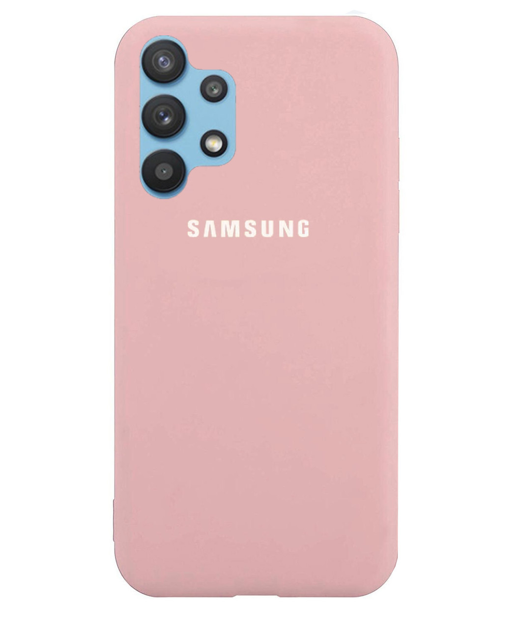 Чохол Silicone case для Samsung Premium A32 Pink Sand (18) пудра