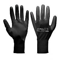 Рабочие перчатки защитные Artmas RnyPu Black для точных работ с полиуретановым покрытием (siz-001) 10 9