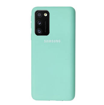 Чохол Silicone case для Samsung Premium S20 Sea Blue (02) бірюза