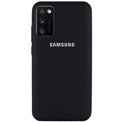 Чохол Silicone case для Samsung Premium S20 Plus Black (03) чорний
