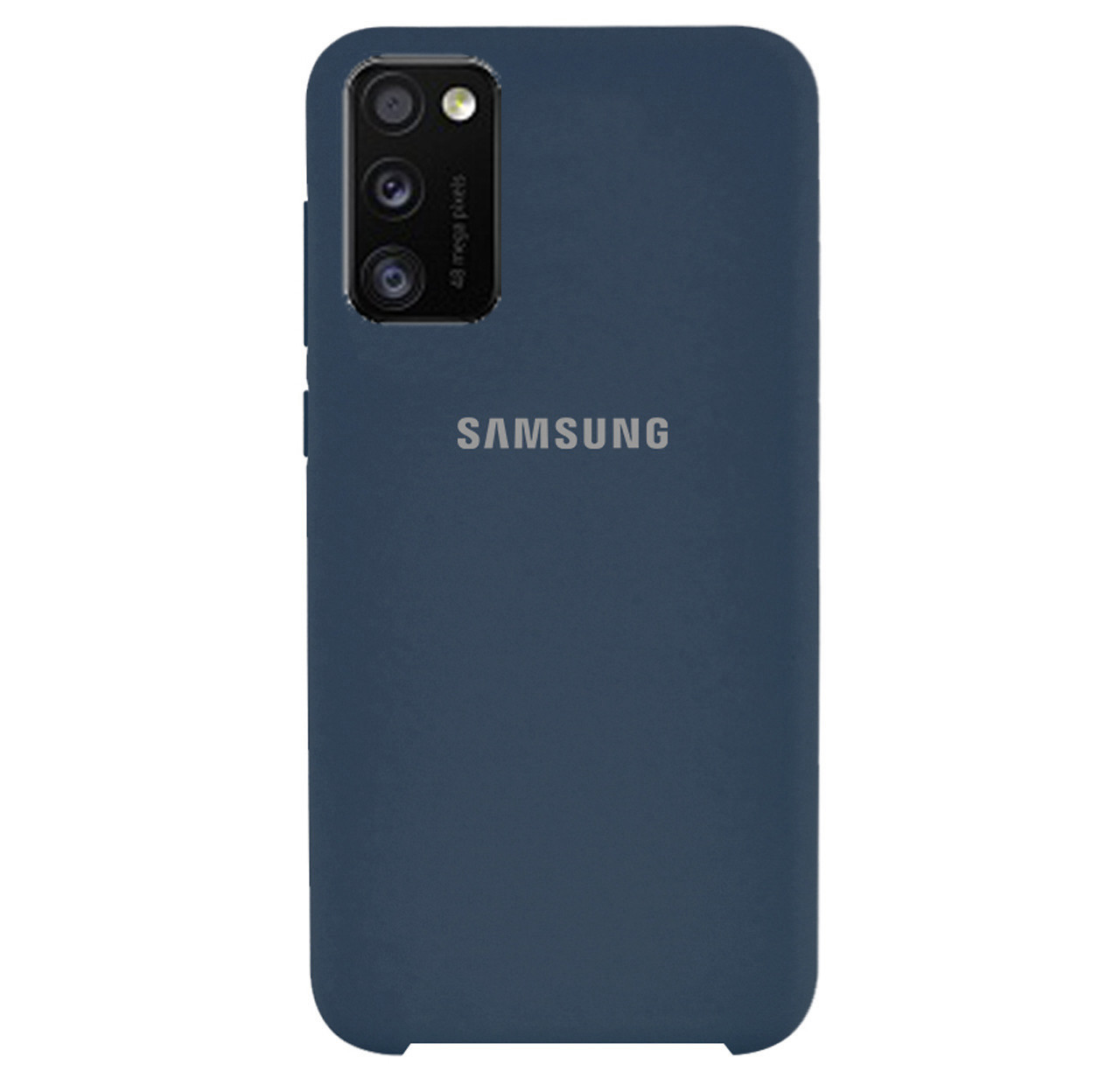 Чохол Silicone case для Samsung Premium A41 Dark Blue (08) темно-синій