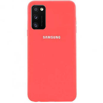 Чохол Silicone case для Samsung Premium A41 Coral (12) кораловий