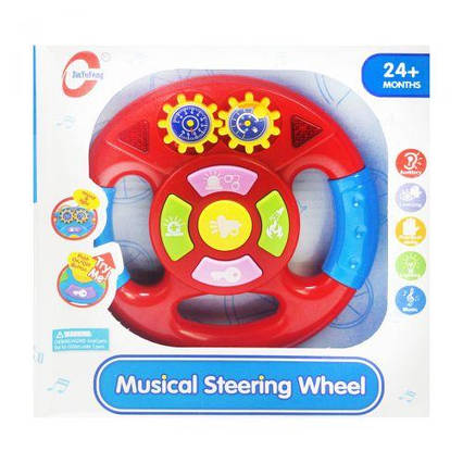 Кермо "Musical Steering Wheel" (червоний)