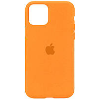 Чехол Silicone Case Full для Apple iPhone 11 Pro (5.8) с закрытым низом (Papaya) Оранжевый