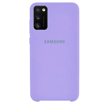 Чохол Silicone case для Samsung Premium A41 Lilac (13) ліловий