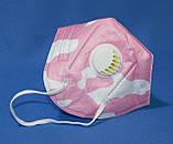 Захисна маска-распіратор KN95 з вугільним фільтром, сертифікат, фото 3