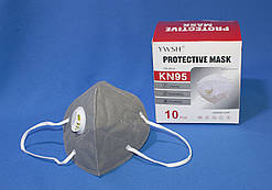 Захисна маска-распіратор KN95 c вугільним фільтром, сертифікат