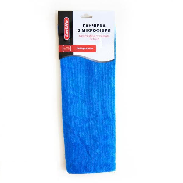 Ганчірка з мікрофібри, 30x40 см., синя (10/240 шт.ящ.), фото 1