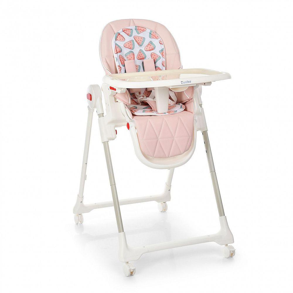 Стільчик для годування дітей El Camino CRYSTAL Watermelon Pink, для дітей від 6 місяців до 3 років, рожевий