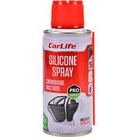 Силіконове мастило CARLIFE SILICONE SPRAY, 110ml (48шт/уп)