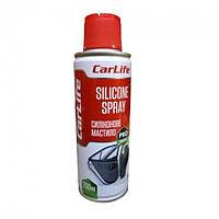 Силіконове мастило CARLIFE SILICONE SPRAY, 200ml (24шт/уп)