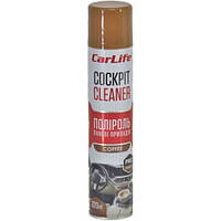 Поліроль панелі приладів CarLife Кава. Cockpit Cleaner 320ml (24шт/ящ)