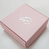 Коробка Victoria's secret маленька рожева з тисненням (XS), фото 3