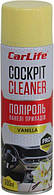Поліроль панелі приладів CarLife Bаніль. Cockpit Cleaner 500ml (24шт/ящ)