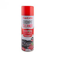 Поліроль панелі приладів CarLife Вишня. Cockpit Cleaner 500ml (24шт/ящ)